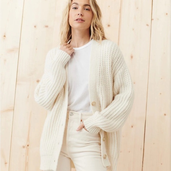 Jenni Kayne Alpaca Cocoon Cardigan - Picture 1 of 8